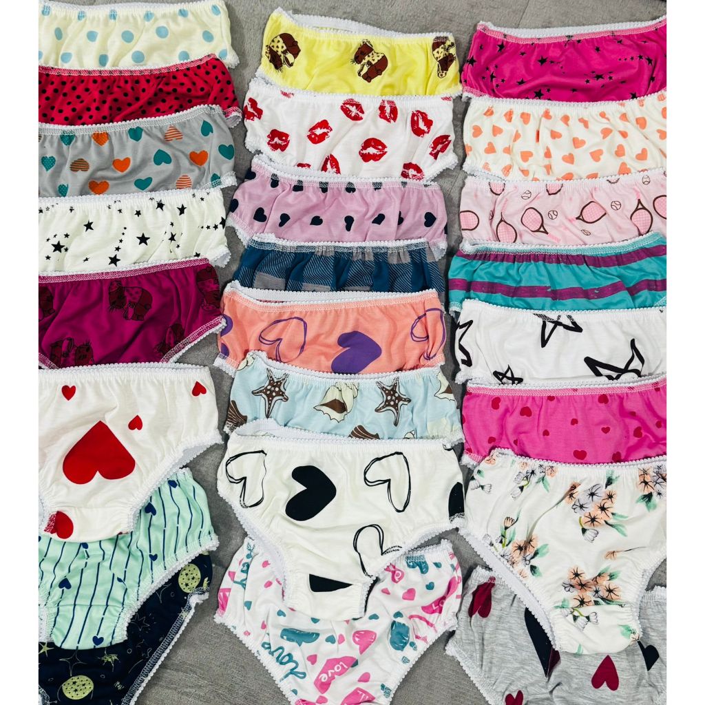 Kit 10 Calcinha Infantil 0 a 7 anos Calcinha menina kit Calcinha bebe Algodão em Oferta na Shopee