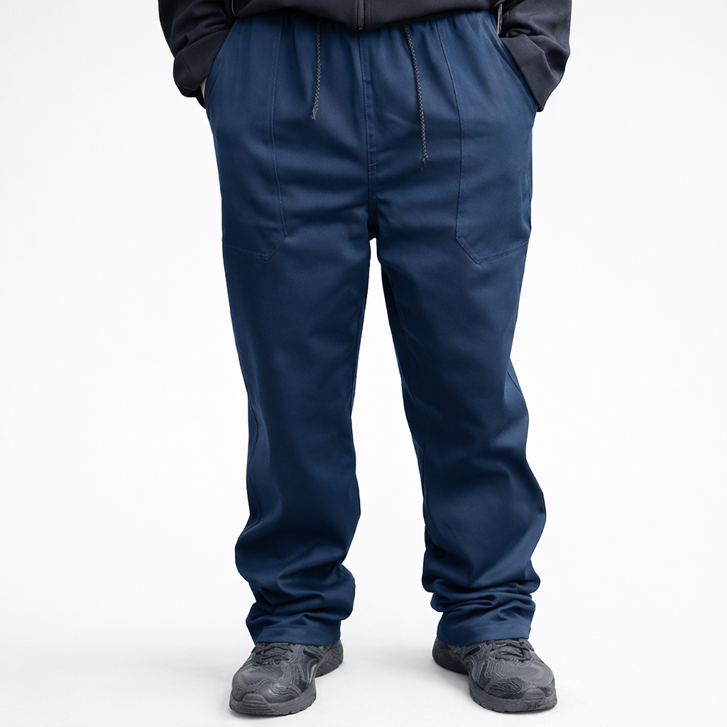 Calça Brim Pesado ProfIssional Trabalho Uniforme Frentista Resistente Obra