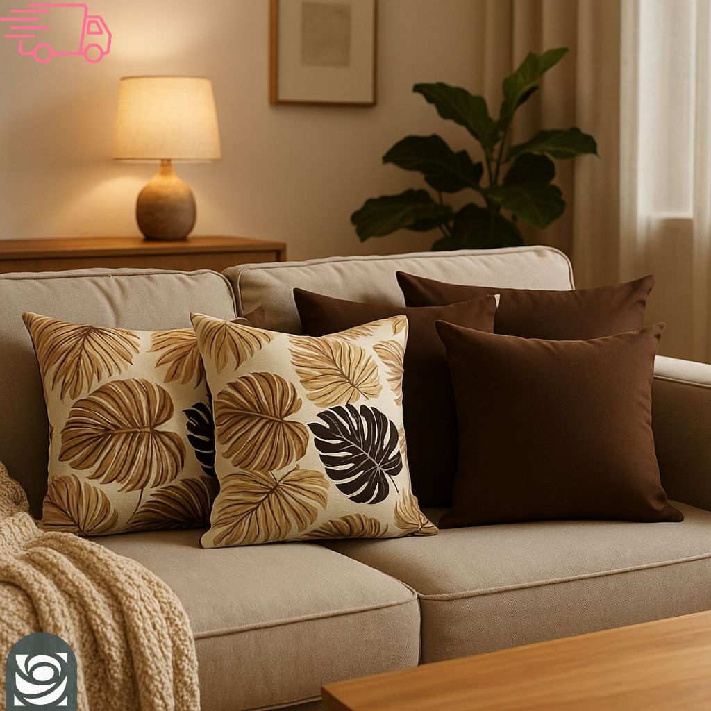 Kit 04 Capas Decorativas 45x45cm com Ziper - Envio em 24h