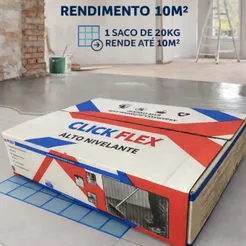 QUEIMA DE ESTOQUE - Cimento Autonivelante Regularizador de Piso - 20kg