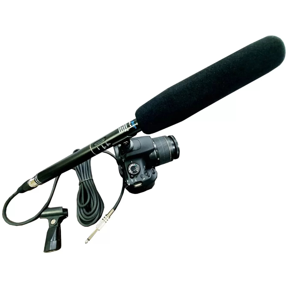 Microfone Shotgun HTL-81 Condensador Ultra cardioide Profissional Para DSLR Boom Filmagens Entrevista Cinema XLR 3m