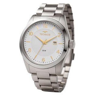 Relógio Technos Masculino Prateado Analógico 2117LFL1K em Oferta na Shopee