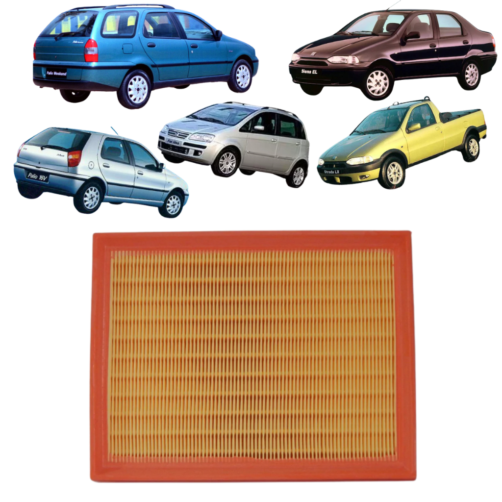 Filtro Ar Motor Fiat Siena Fiat Idea Fiat Palio Fiat Strada Fiat Pailo Weekend