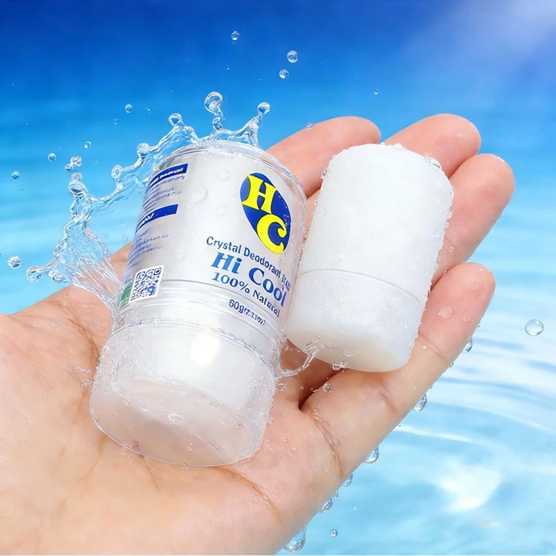 Kit 2 Desodorante Natural Pedra Cristal 60g | Sem Cheiro Não Mancha Roupa — imagem 1