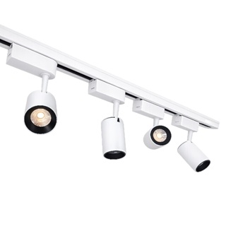kit Trilho Eletrificado 1m + 4 spots 10w Branco 3000k amarelo/4000k neutro/6500k branco em Oferta na Shopee