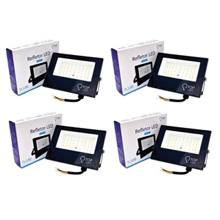 Kit 2, 3 ou 4 Refletor 100w led olofote projetor ip66 Bivolt 110/220V Branco Frio A Prova D'água em Oferta na Shopee