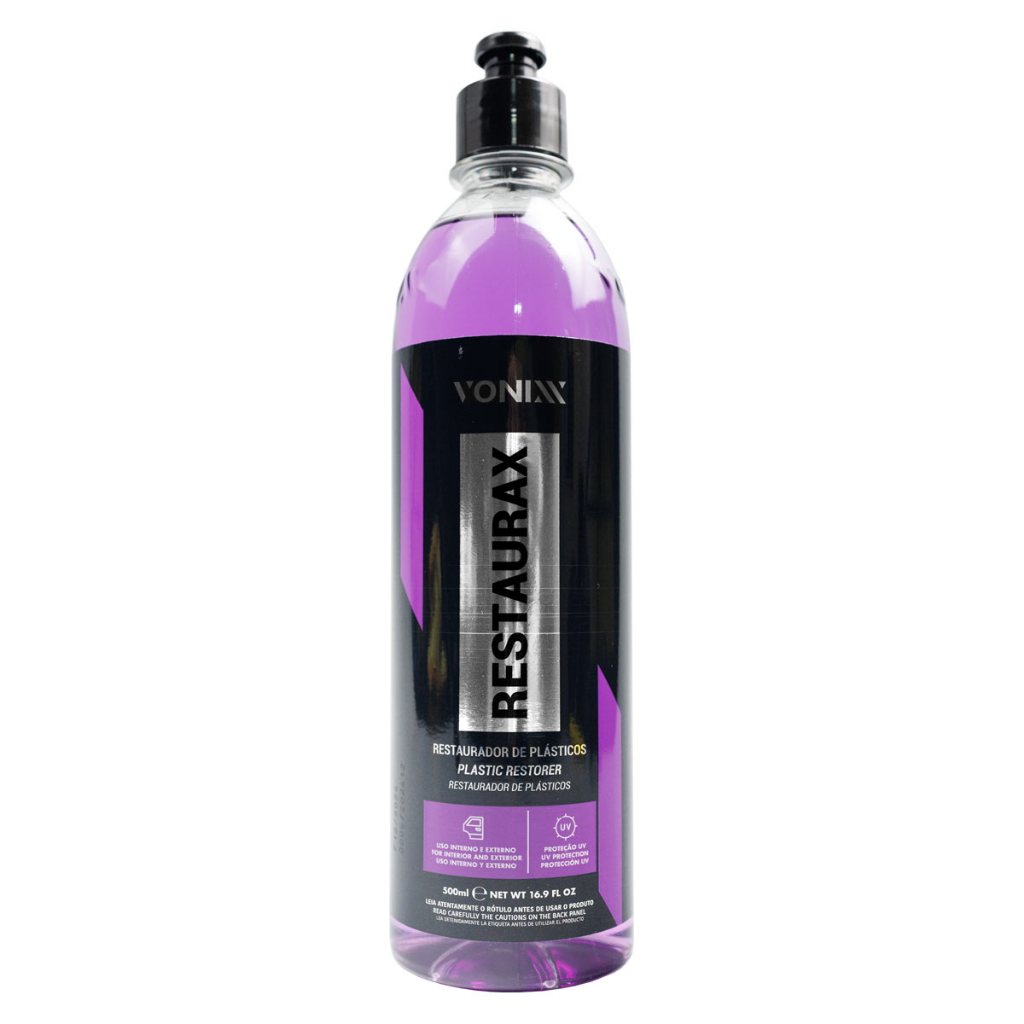 Restaurax Vonixx Restaurador Plásticos Painel Parachoque Interno Externo 500ml