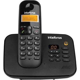 Telefone Intelbras sem Fio Digital com Secretária Eletrônica TS 3130 - 4123130 em Oferta na Shopee