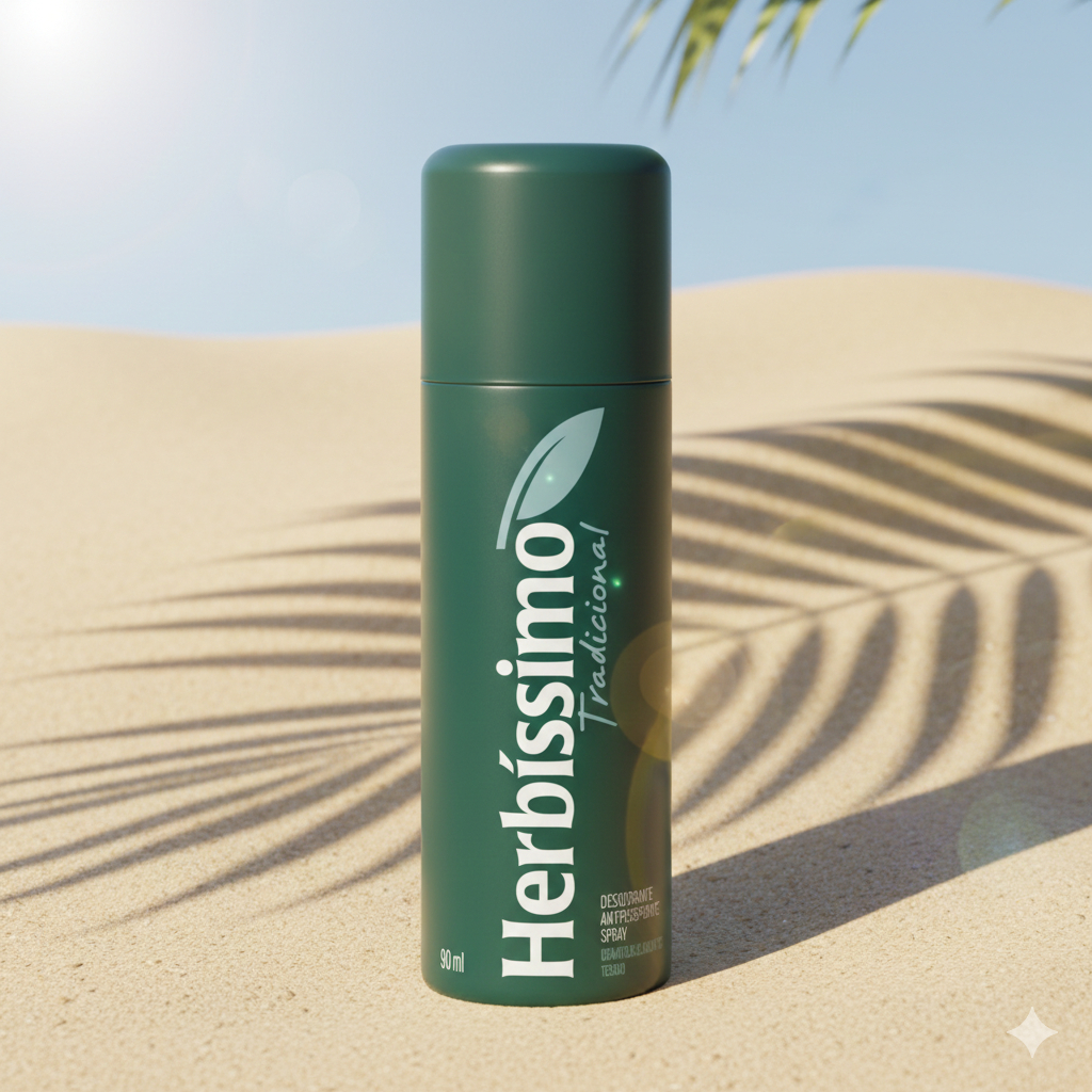 Desodorante Spray Herbíssimo Tradicional 90Ml em Oferta na Shopee