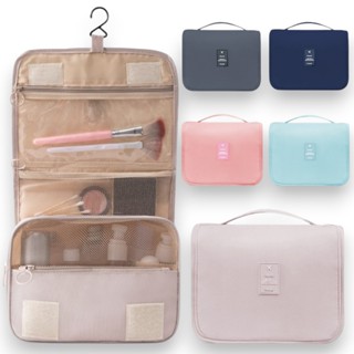 Necessaire Bolsa Organizadora De Viagem Maquiagem  Objetos Higiene Pessoal Gancho com Divisórias em Oferta na Shopee