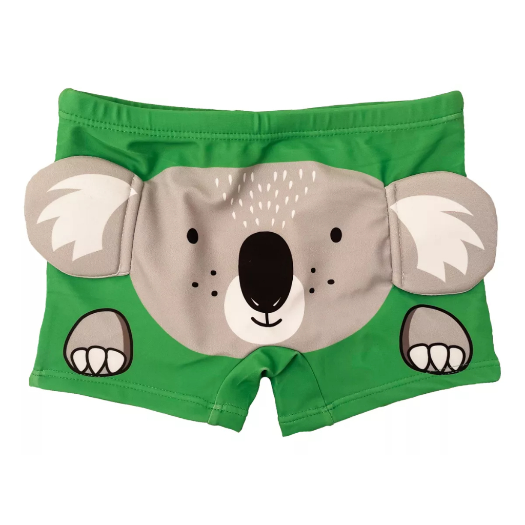 Sunga Infantil Modelo Boxer Com Proteção Solar UV Elástico na Cintura Estampas Sortidas