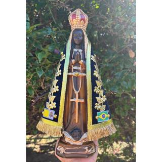 Nossa Senhora Aparecida Bordada manto 30cm em Oferta na Shopee