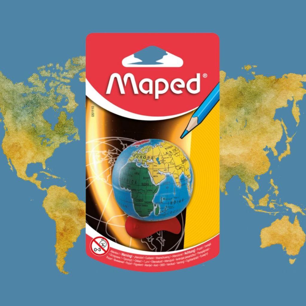 Apontador Globo Com Depósito1 Furo  - Maped