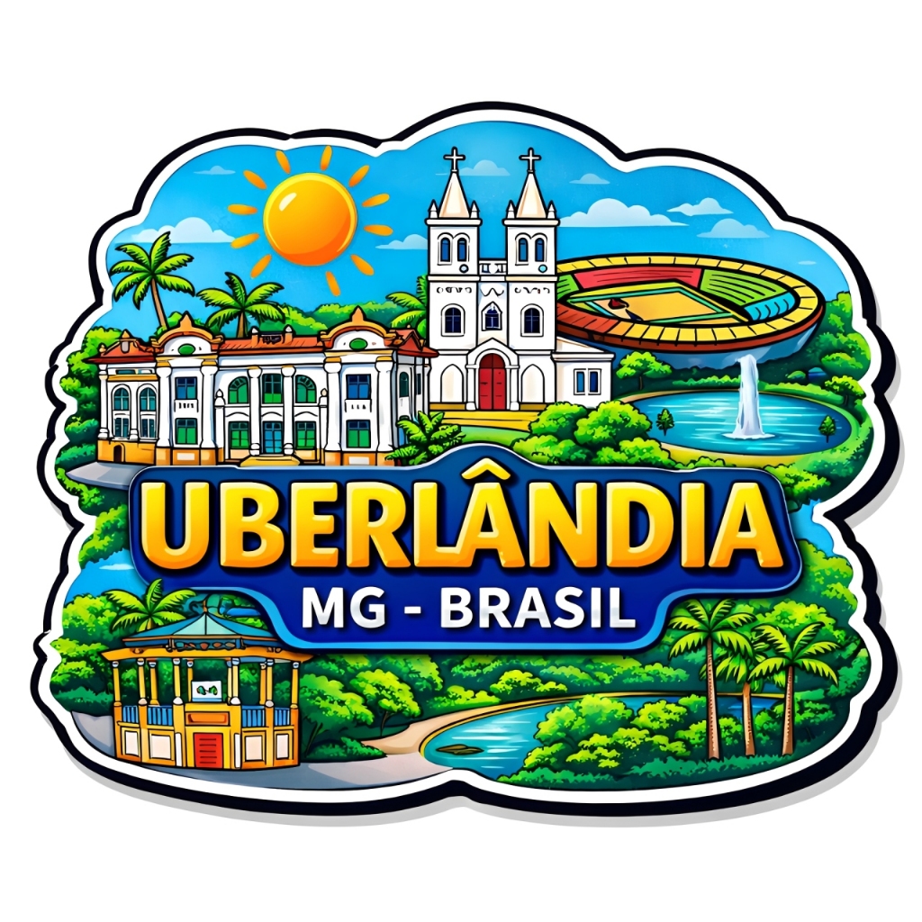 Ímã de Geladeira Uberlândia MG