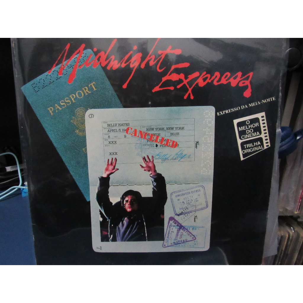 Disco Vinil Trilha Sonora Filme Midnight Express O Expresso Da Meia-noite 80s Soundtrack Goorgio Moroder