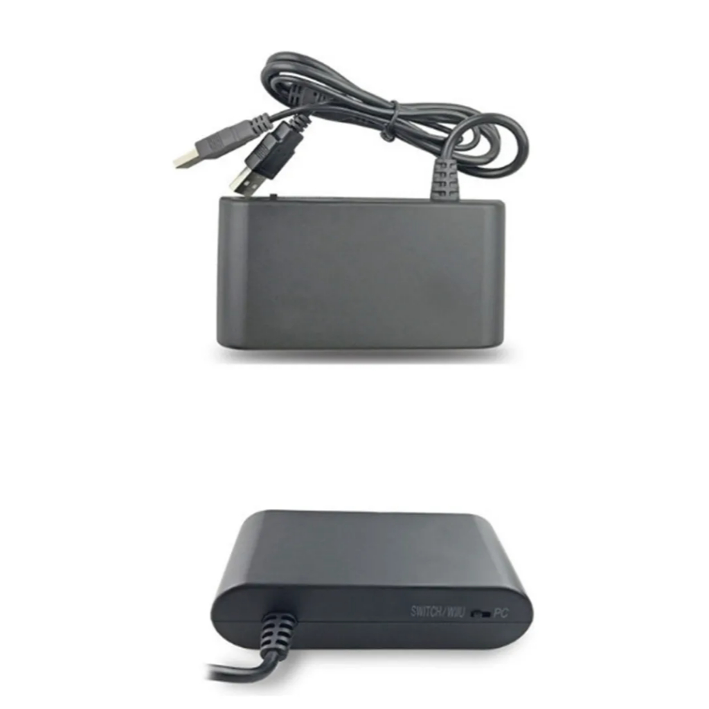 Adaptador Retro Hub Plus Controle Gamecube Switch, Wii U,Pc e USB