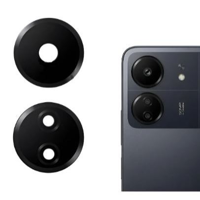 2 Pçs  Lentes da Camera de Vidro Compativel com Real me Poco C65