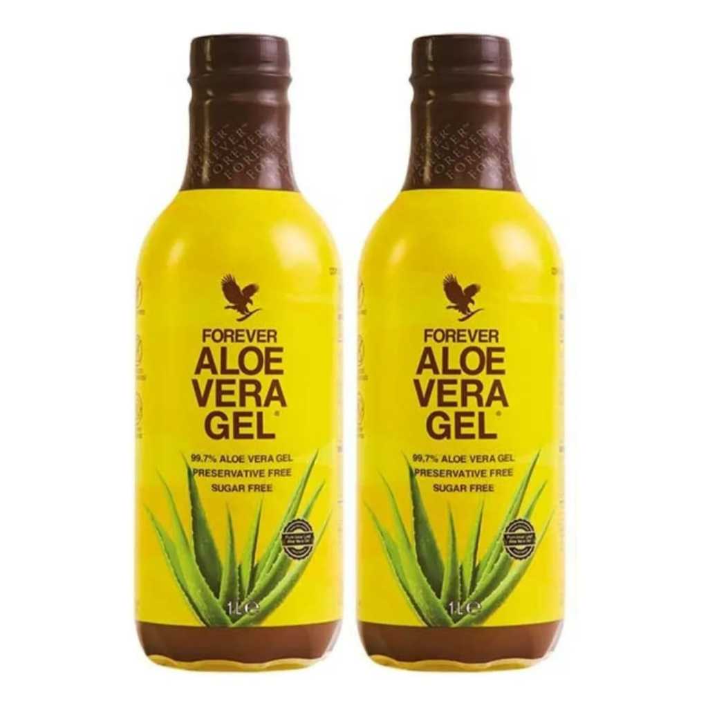 Kit   2 Suco Líquido Aloe Vera Gel  Forever Living