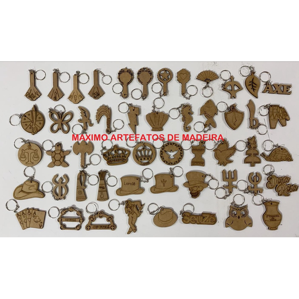 Lembrancinhas para festa de Umbanda e Candomblé Batuque kit com 50 peças Pomba Gira, Exu, Orixá, Catiço, Guia