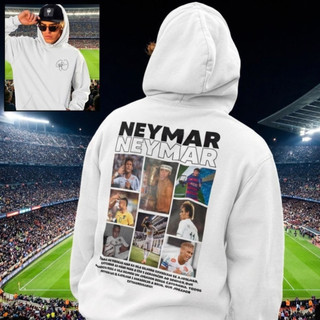 Moletom Neymar Menino Ney Blusa de Frio Personalizada Futebol Flanelada