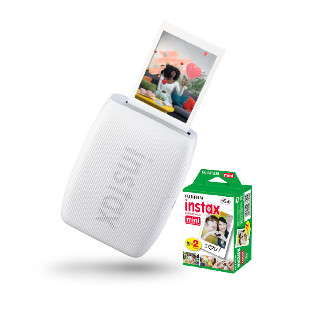 Impressora Instantanea FujiFilm Instax Mini Link 3 + Filme de 20 Poses em Oferta na Shopee