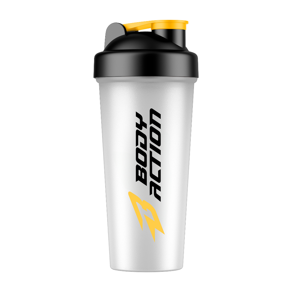 Coqueteleira Academia Whey Shaker 600ml Bodyaction em Oferta na Shopee