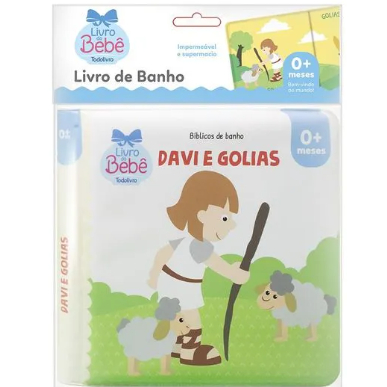 Livro de Banho – Davi e Golias | Livro Bebê Todolivro