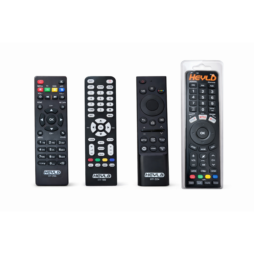 Controle Remoto Universal HEYLD para Smart TV LCD LED TV Box e Samsung – Modelos HY-296 HY-354 HY-189 HY-324