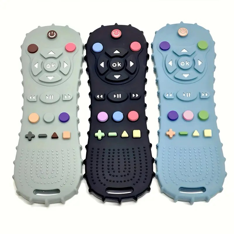 Mordedor Sensorial Controle Remoto Silicone TEA Autismo Infantil