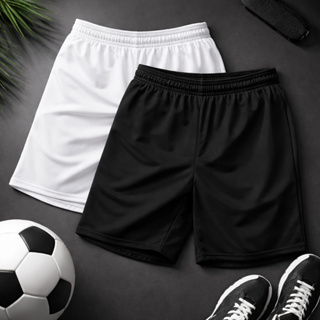 Kit 2 Calção Shorts de Futebol para Times Corrida Academia Básico Masculino em Oferta na Shopee