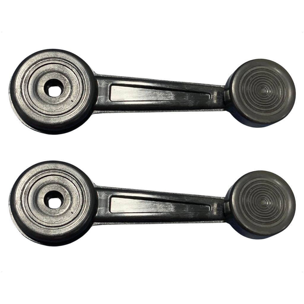 02 Manivela Regulagem Preta Vidro Manual Porta Para Ford Avarento F100 F14000 Belina Corcel