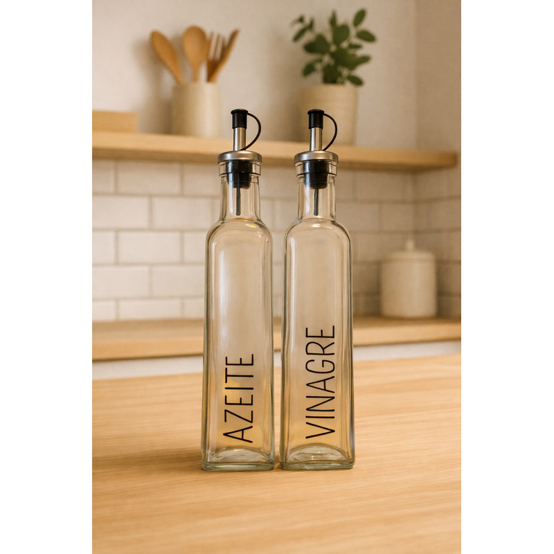 Galheteiro de vidro personalizado em Oferta na Shopee