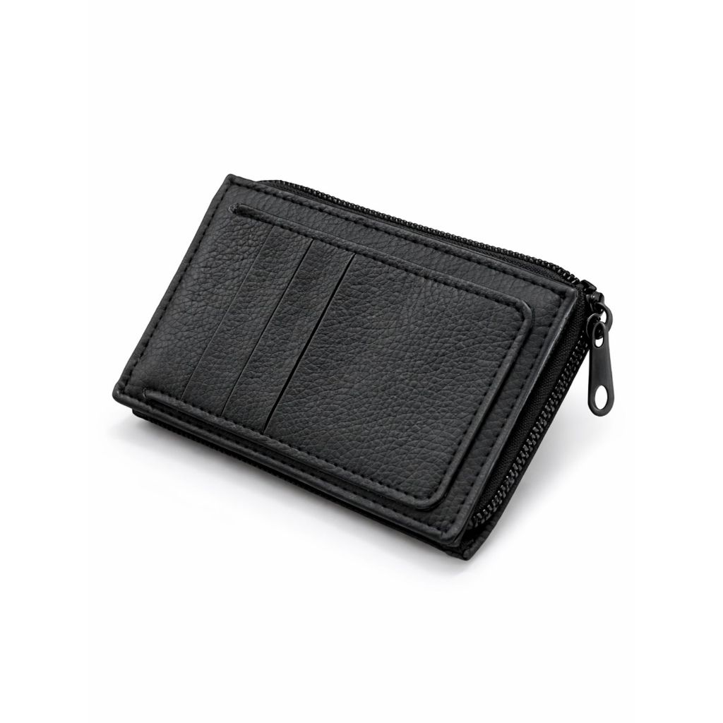 Carteira Porta Cartão Crédito Legítimo Preta Documento Rg Cnh Slim Cartões Couro Dinheiro Masculina