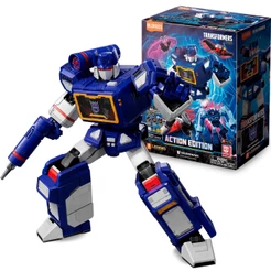 Boneco Articulado Montável Blokees Transformers Action Soundwave Colecionável Model Kit