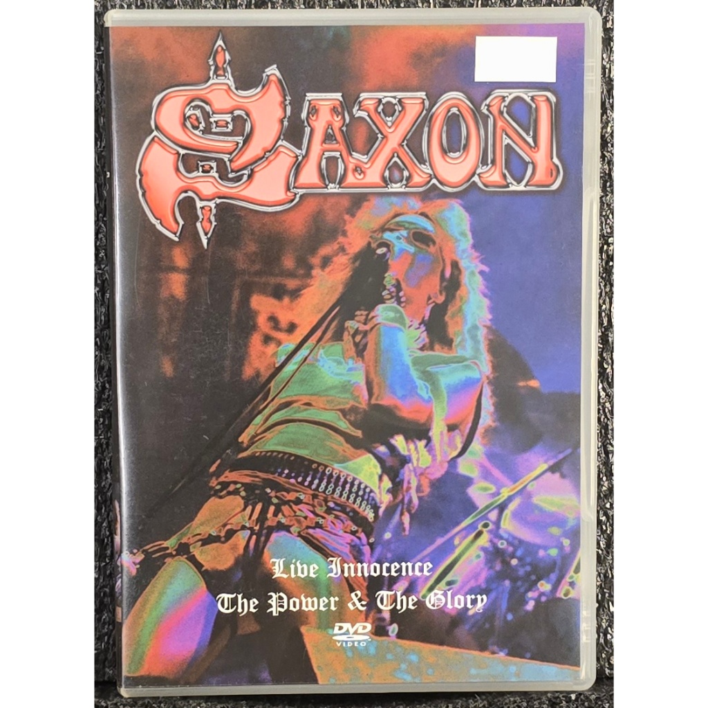 DVD Saxon – Live Innocence - The Power And The Glory   (ORIGINAL - NACIONAL - USADO - PERFEITO ESTADO)