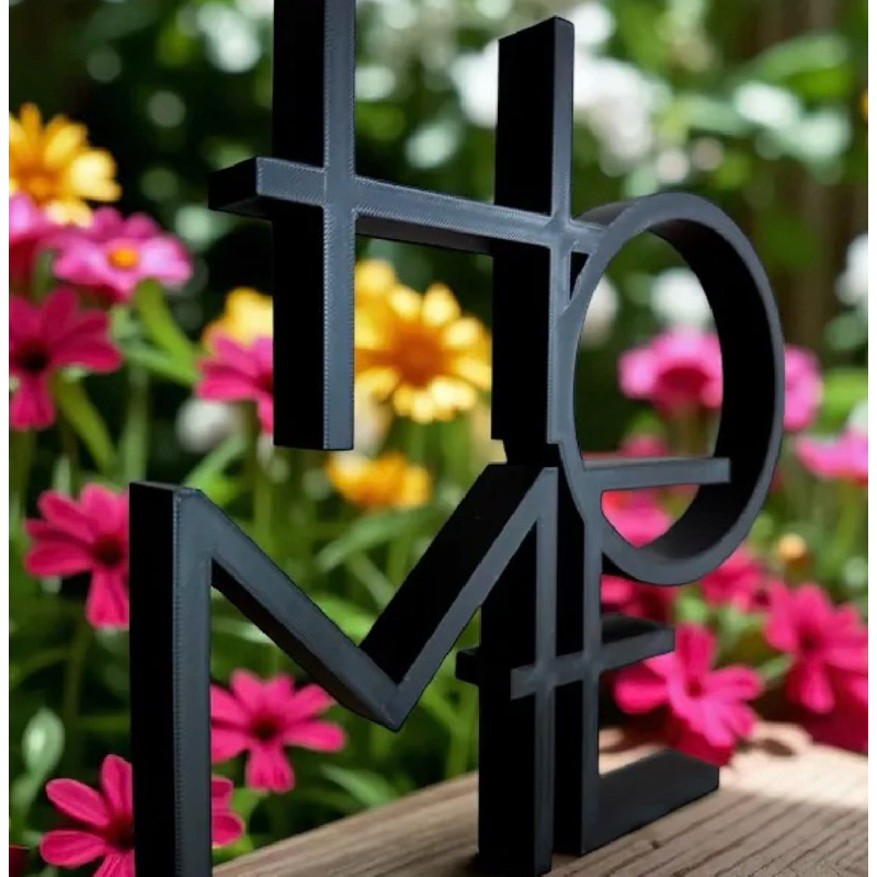 Escultura Decorativa HOME LAR DOCE LAR