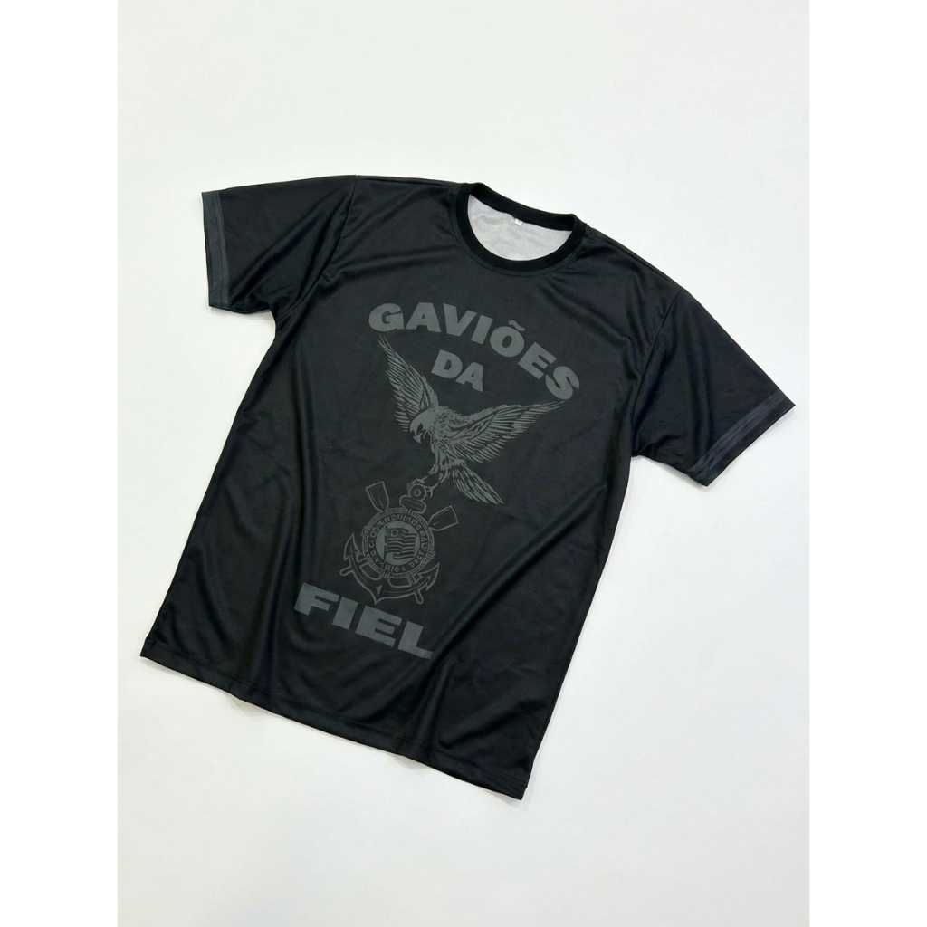 Camisa Gaviões da Fiel Full Black - Novo Modelo Away