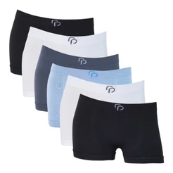 Kit 6 Cuecas Infantil Boxer Microfibra Rafa Parize RP Sem Costura