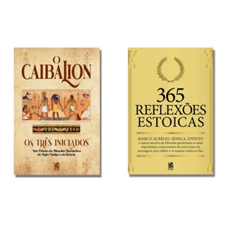 Kit Estóico - O Caibalion | Os Três Iniciados + 365 Reflexões Estóicas | Filosofia Hermética e Grega em Oferta na Shopee