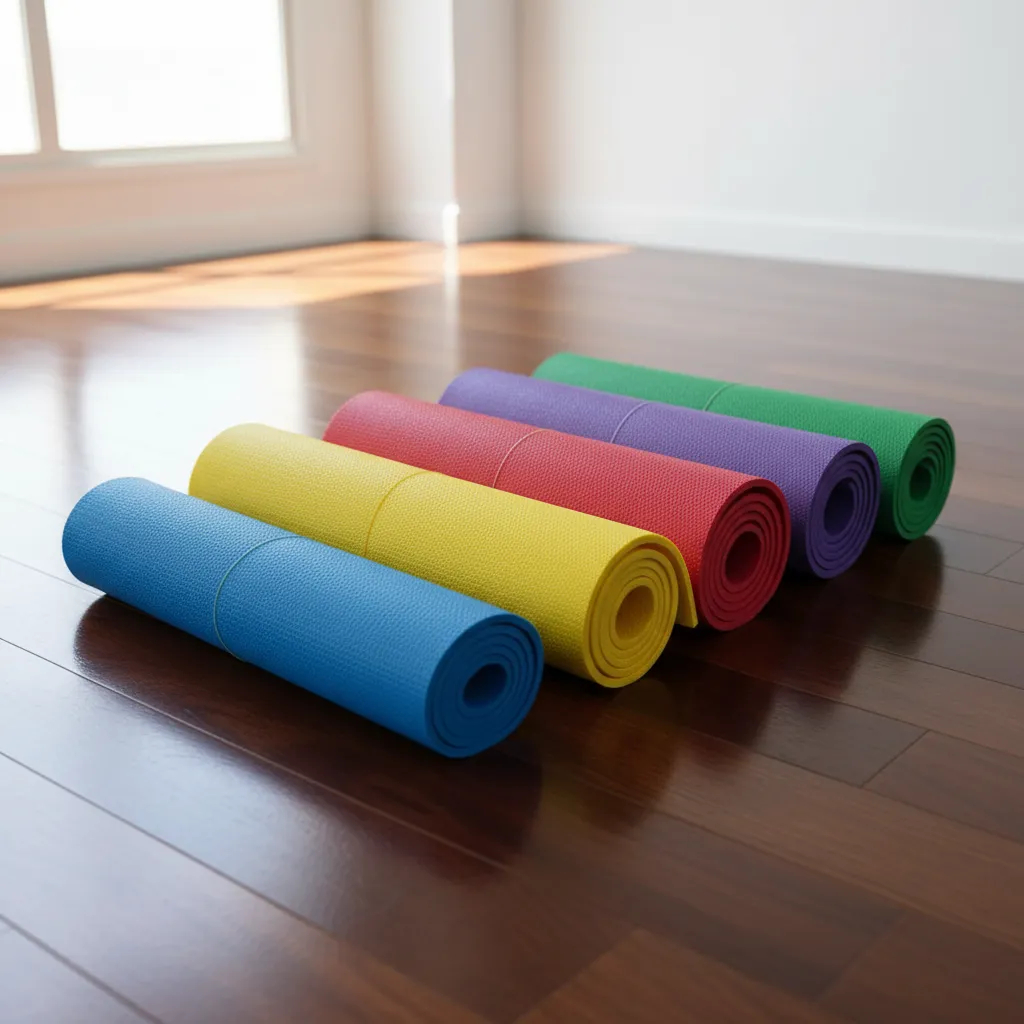 Tapete Colchonete Yoga, Pilates, Fitness, Ginástica 1m x 50cm x 0,5 mm Premium Colorido