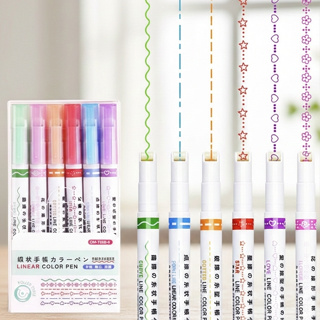 Kit 6/12/18 Caneta Roller Carimbo Desenhos Criativos Papelaria Kawaii Marcador Escolar/Artesanato em Oferta na Shopee