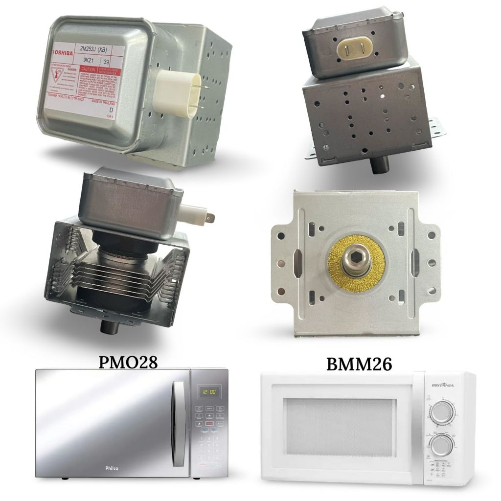 Conserto Microondas PMO28 / BMM26 Magnetron Toshiba 2M253J