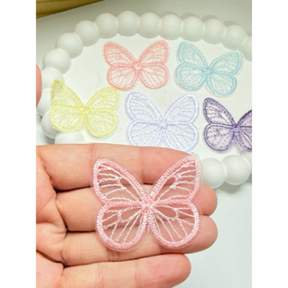 Borboleta de Organza Bordada, Borboleta Tecido   Envio Imediato em Oferta na Shopee