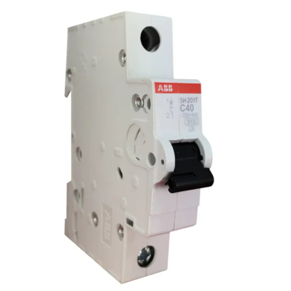 Mini Disjuntor Monopolar ABB 40A SH201 T-C40