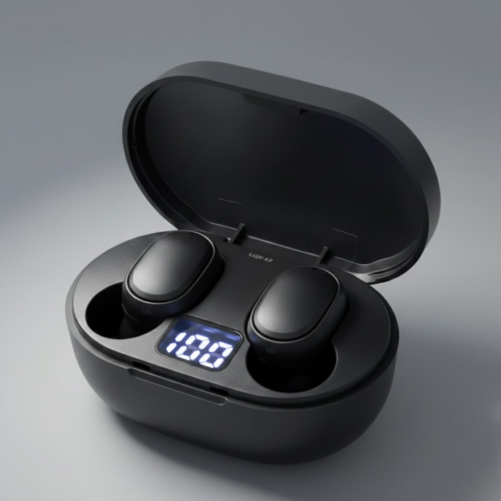 Fone Redmi Airdots Pro Sem Fio Tws Bluetooth Com Visor Cor Preto Luz