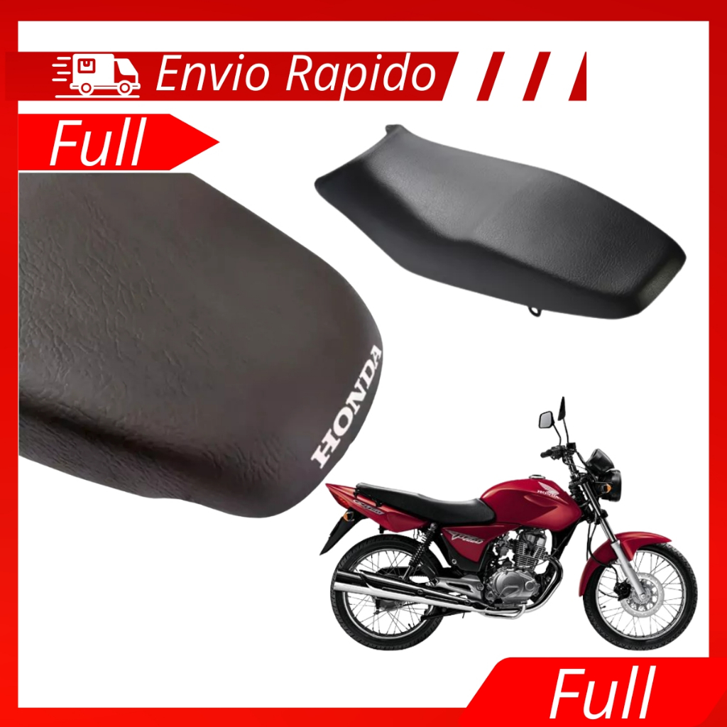 Capa de Banco Honda Titan 150 2004 2005 2006 2007 2008 Ks/Es Esd Com Logo Preta