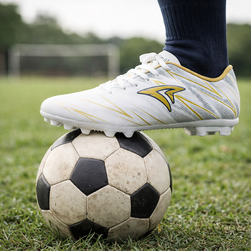 Chuteira Campo Masculina Futebol Profissional Leve Confortável Resistente Trava Terrão Original