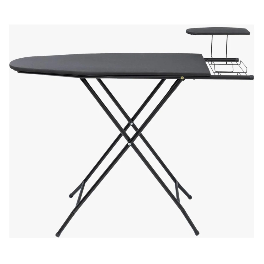 Tábua Taboa Mesa De Passar Roupa Reforçada C/passa Manga Preta Top