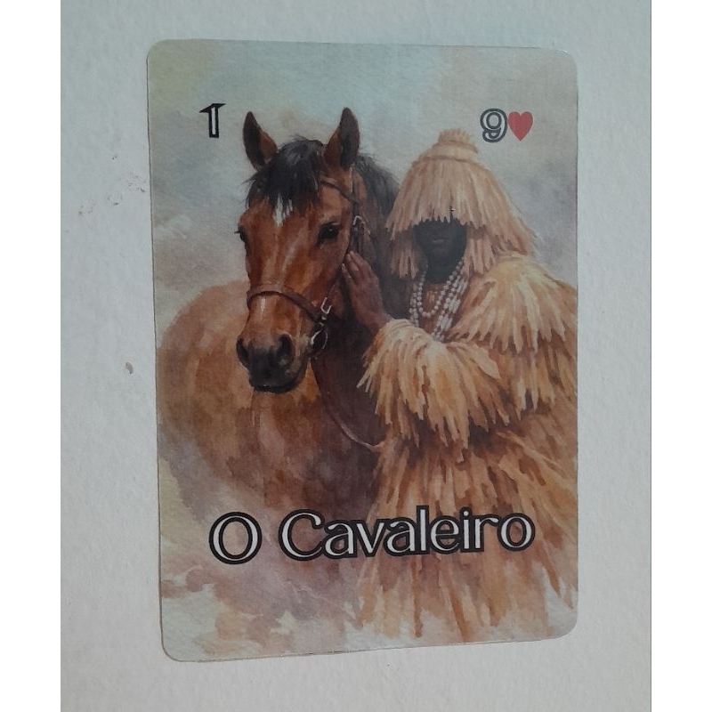 Baralho Cigano Orixá Omolu | 36 Cartas | 12 × 8,5 cm | Laminação Brilhosa | Artesanal