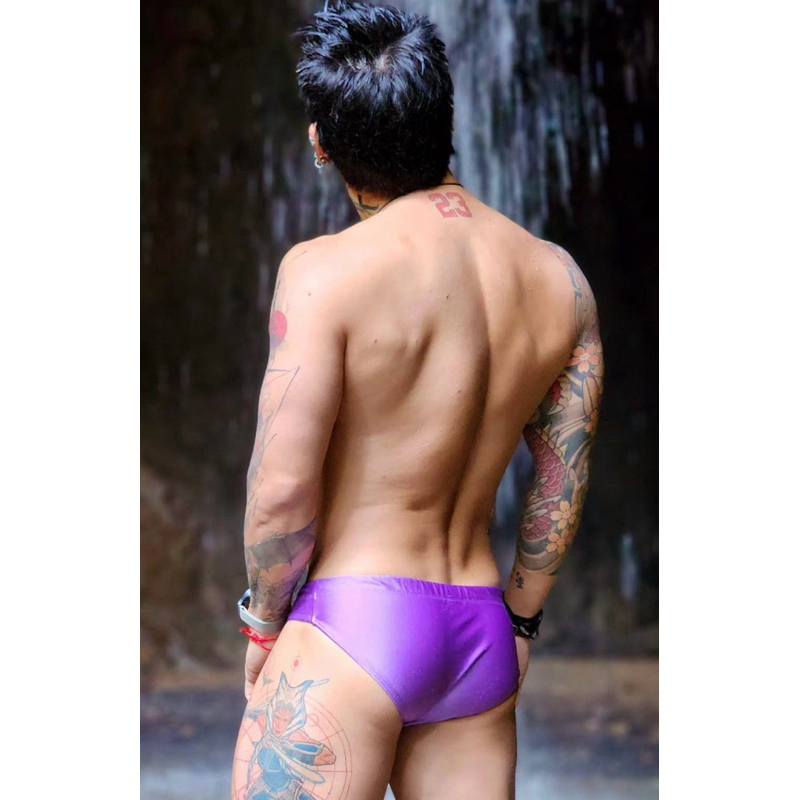 Sunga Masculina Slim Lilás - Sunga Cavada Santtic